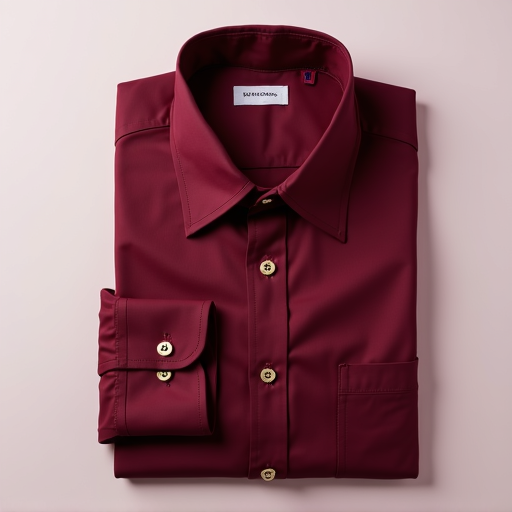 The Reserve Burgundy Linen-Cotton Shirt