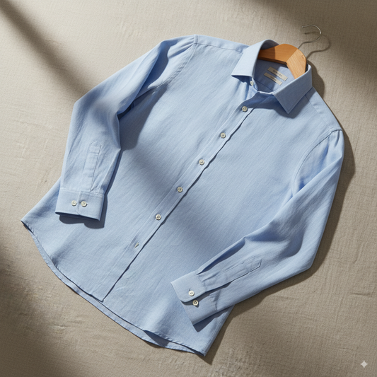 The Linen Breeze – Light Blue