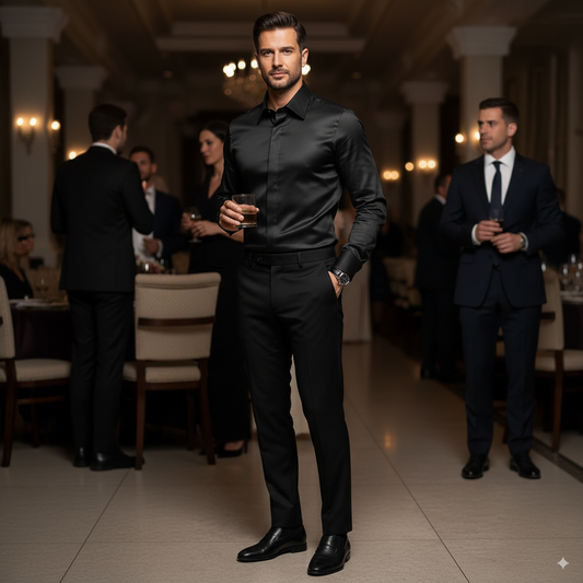 The Black Satin Modern