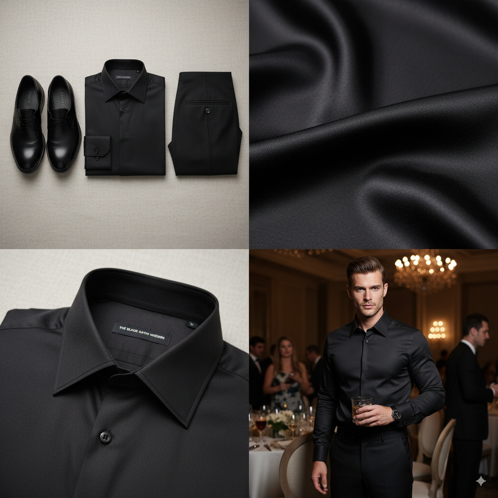 The Black Satin Modern