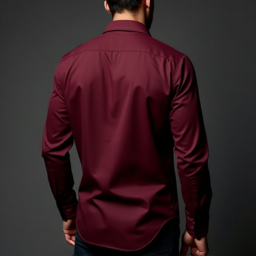 The Reserve Burgundy Linen-Cotton Shirt