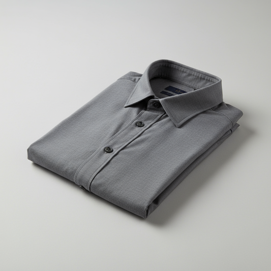 The Ash Grey Cotton Shirt