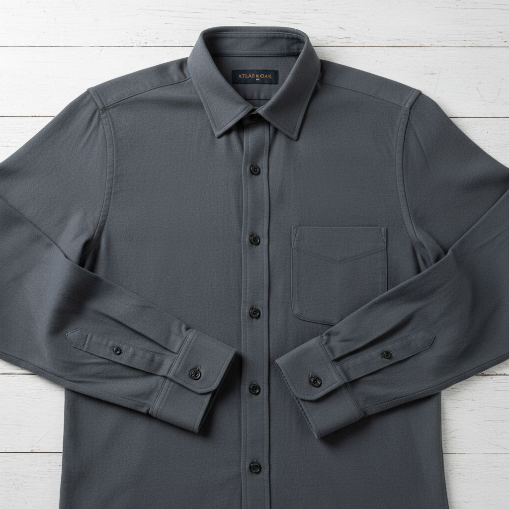 The Ash Grey Cotton Shirt